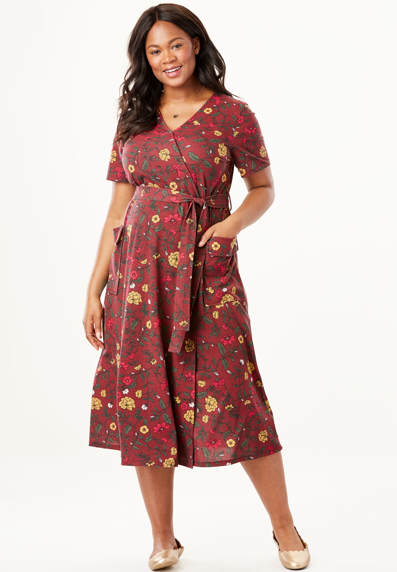 Black plus size midi dress clearance