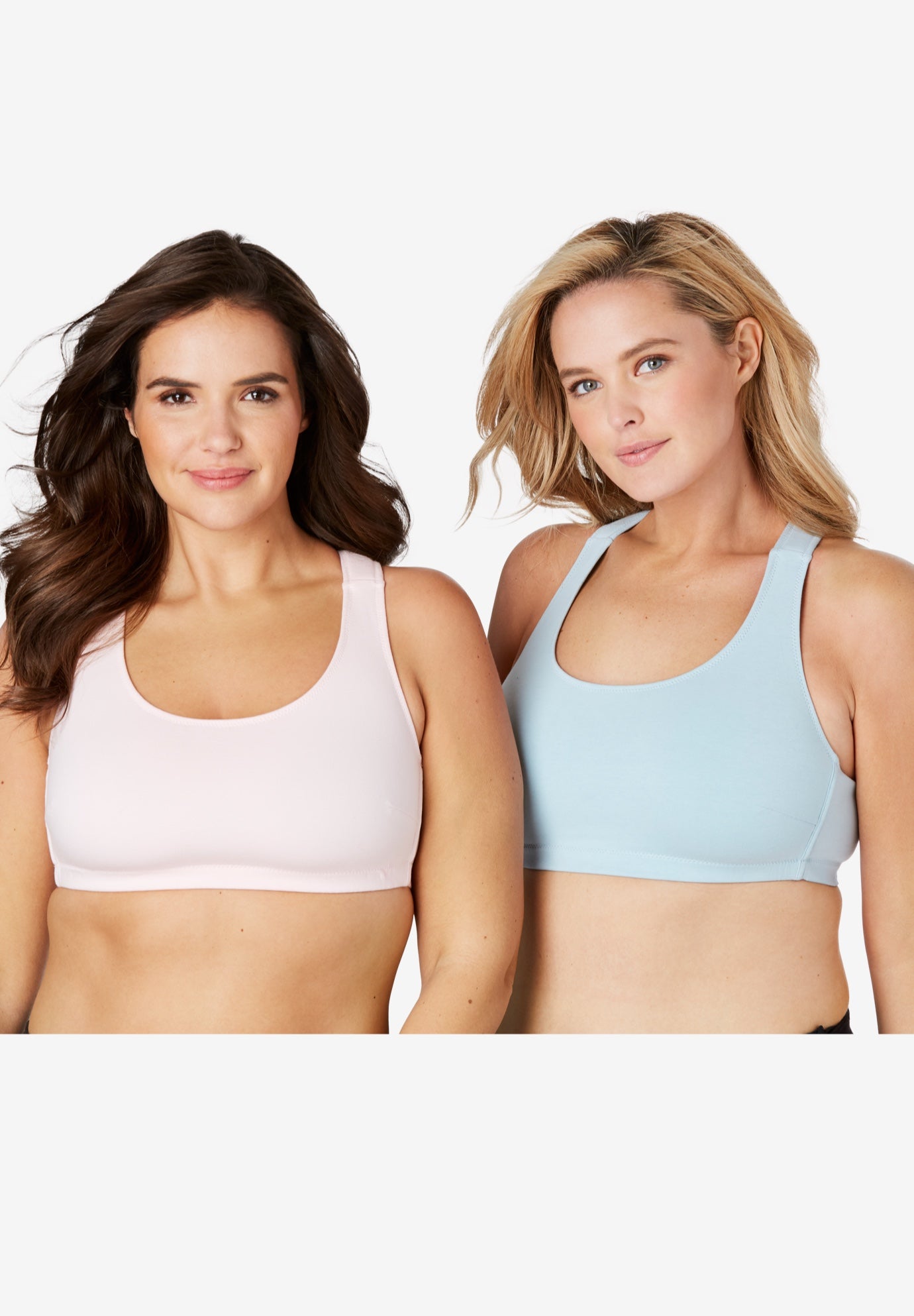 pastel sports bra