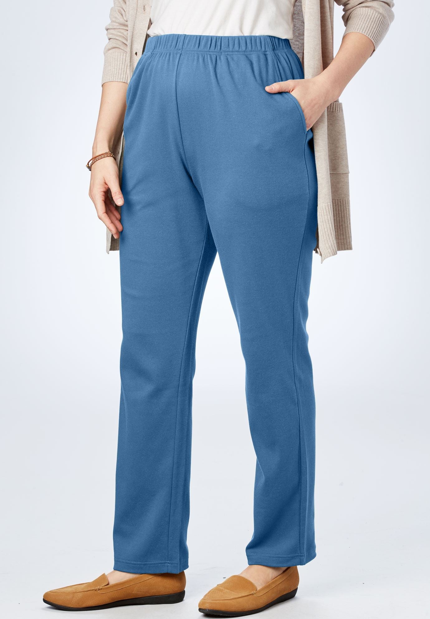 7Day Knit Straight Leg Pant Plus Size Pants Full Beauty