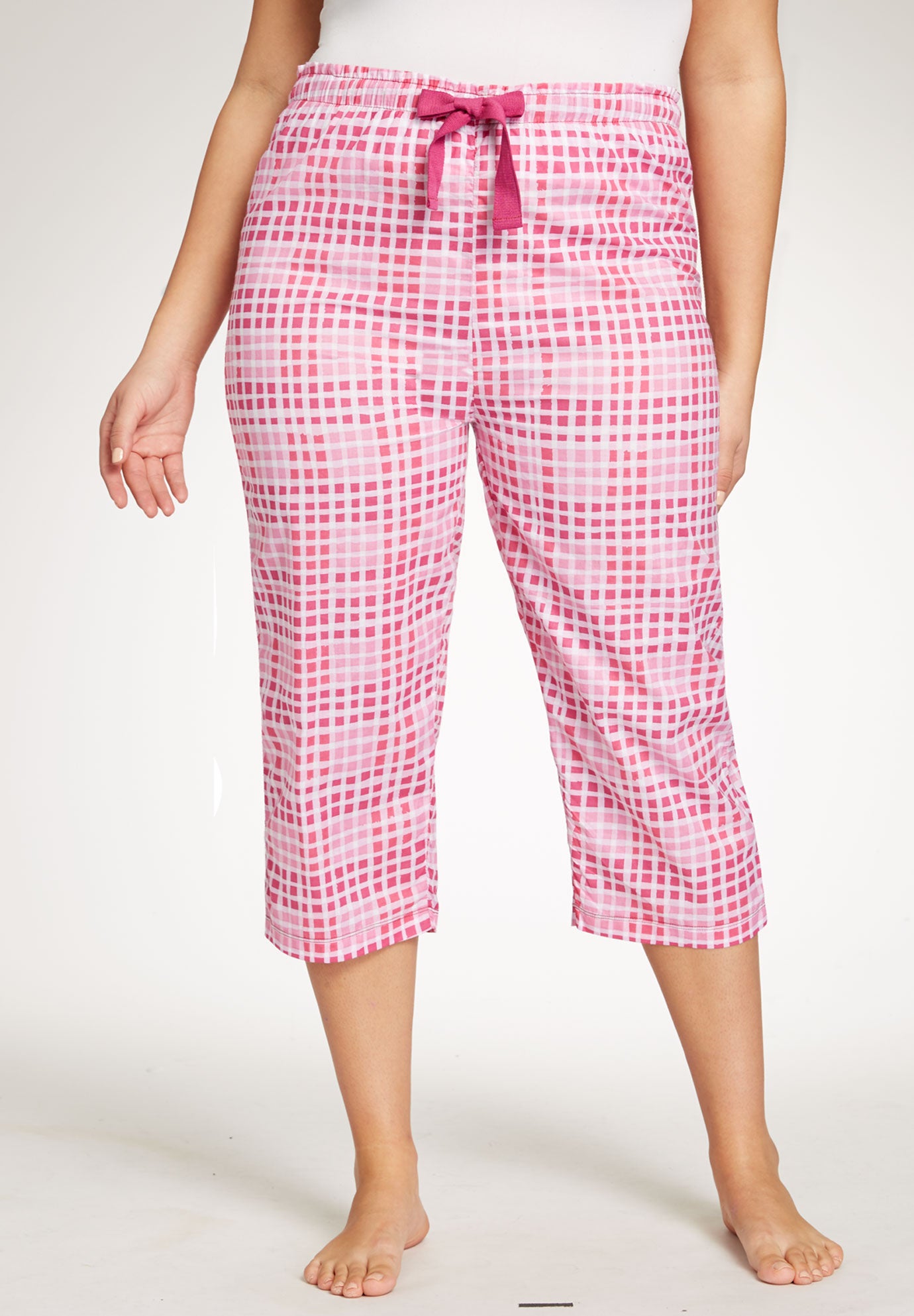printed capri pants