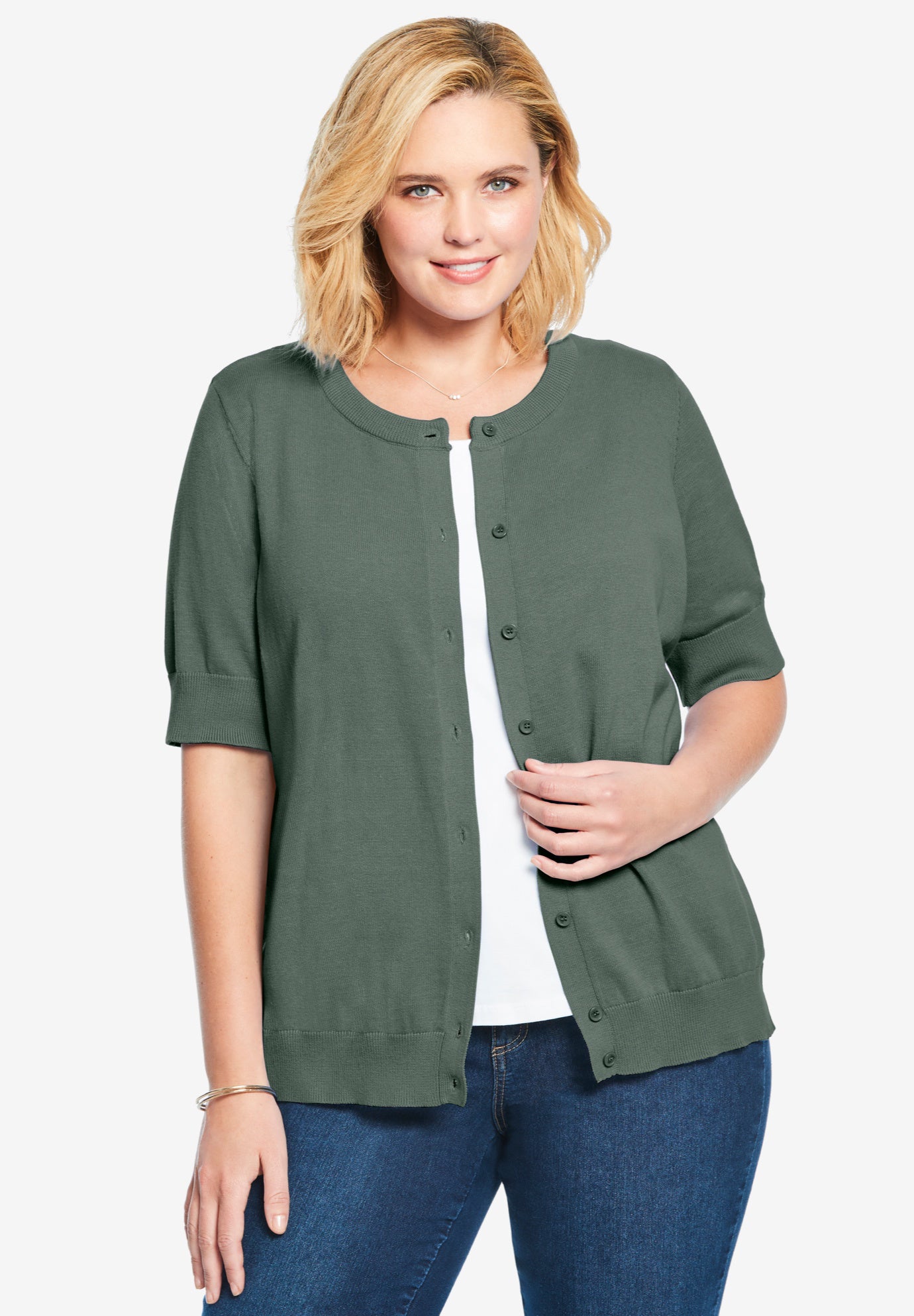 sleeve cardigan