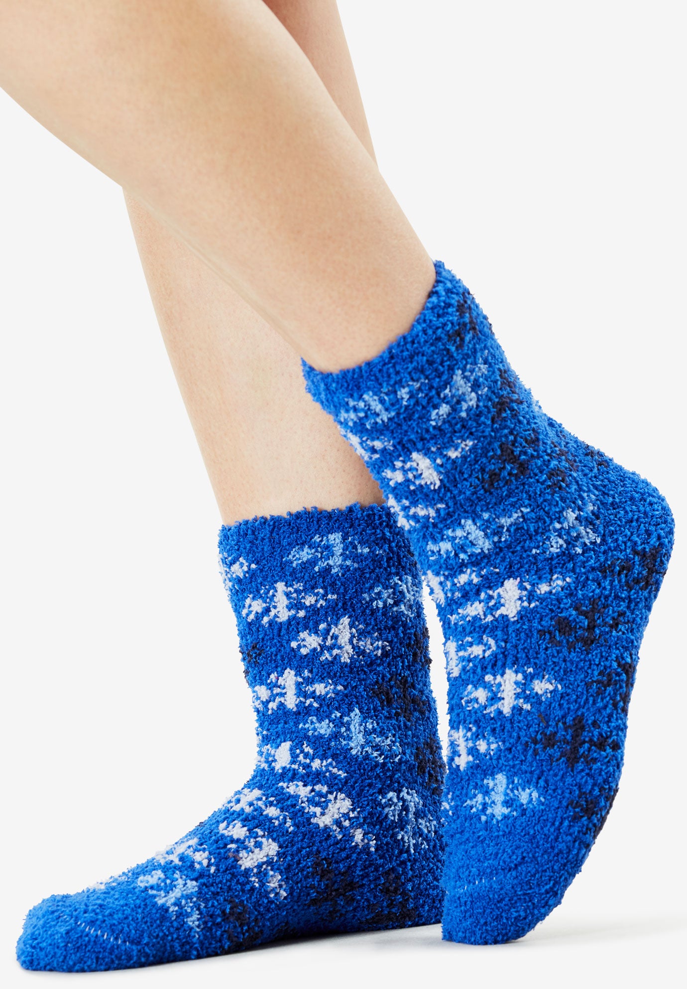 2Pack Fuzzy Socks Plus Size Hosiery & Socks Full Beauty
