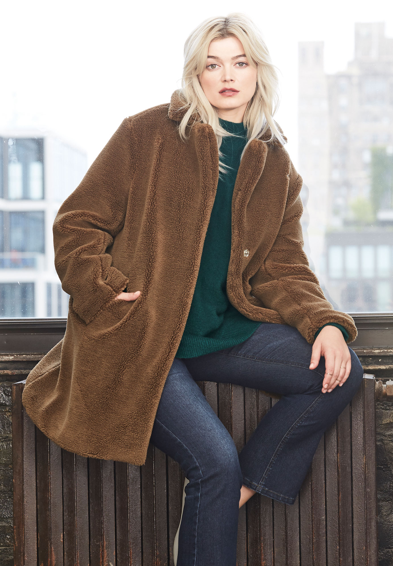 Teddy Faux Fur Coat | Fullbeauty Outlet