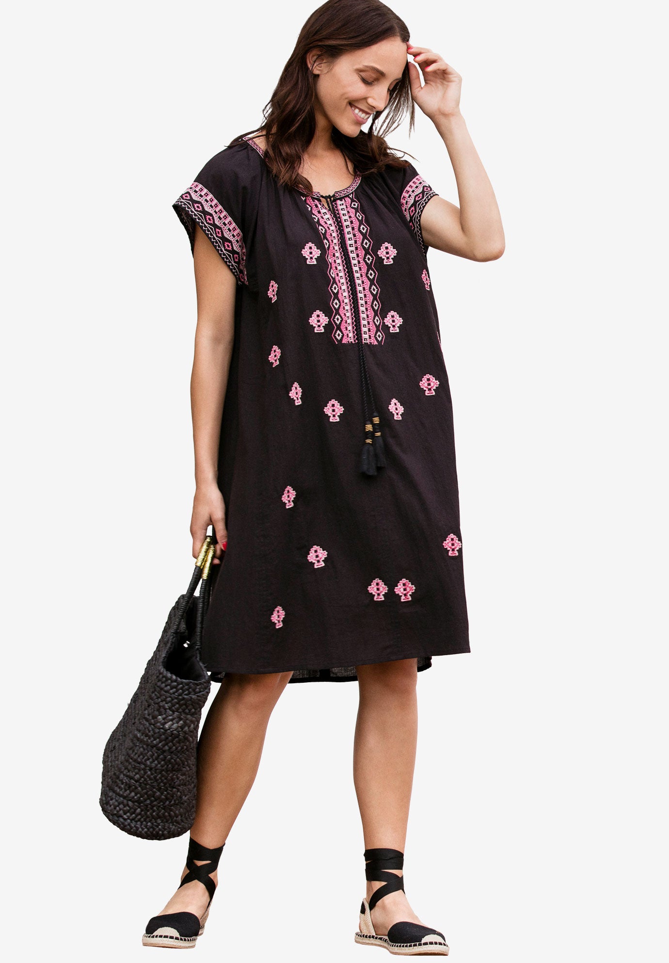 Playa Shift Dress by ellos®| Plus Size Casual Dresses | Fullbeauty